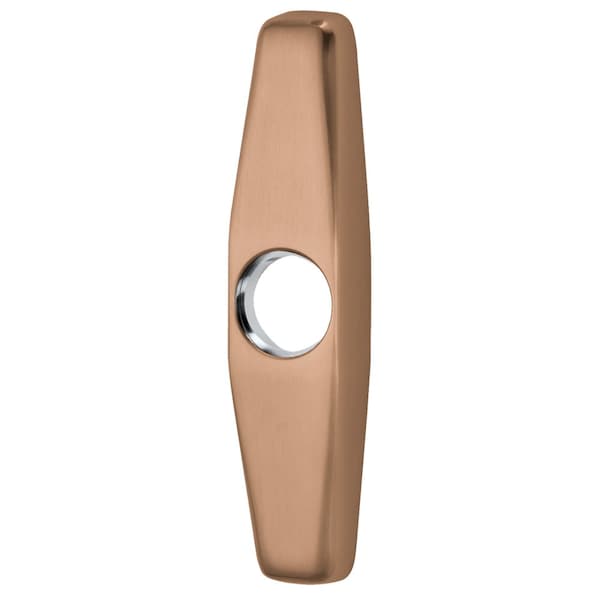Night Latch Trim, Less Pull, Satin Bronze Clear Coated Finish